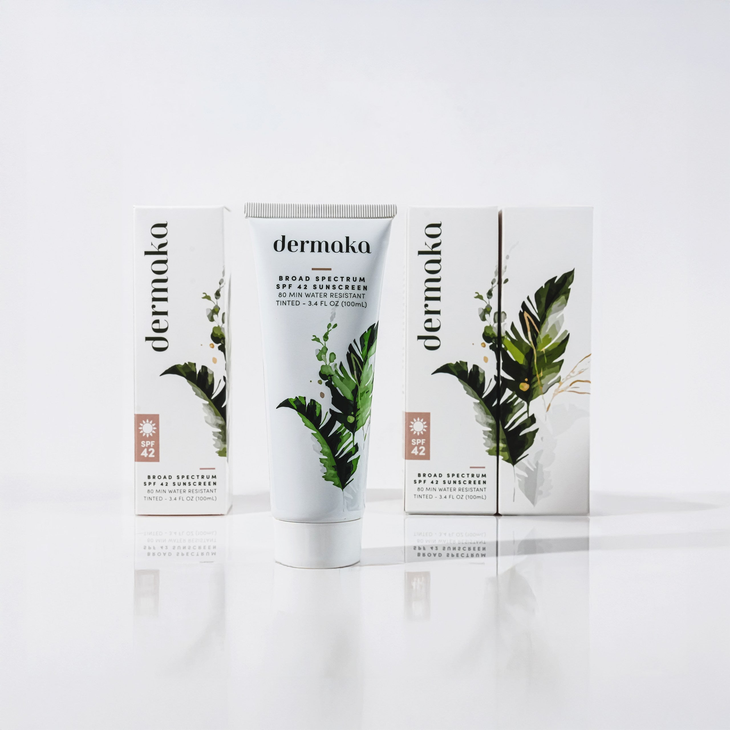 Dermaka TINTED Sunscreen 3.4oz Tube