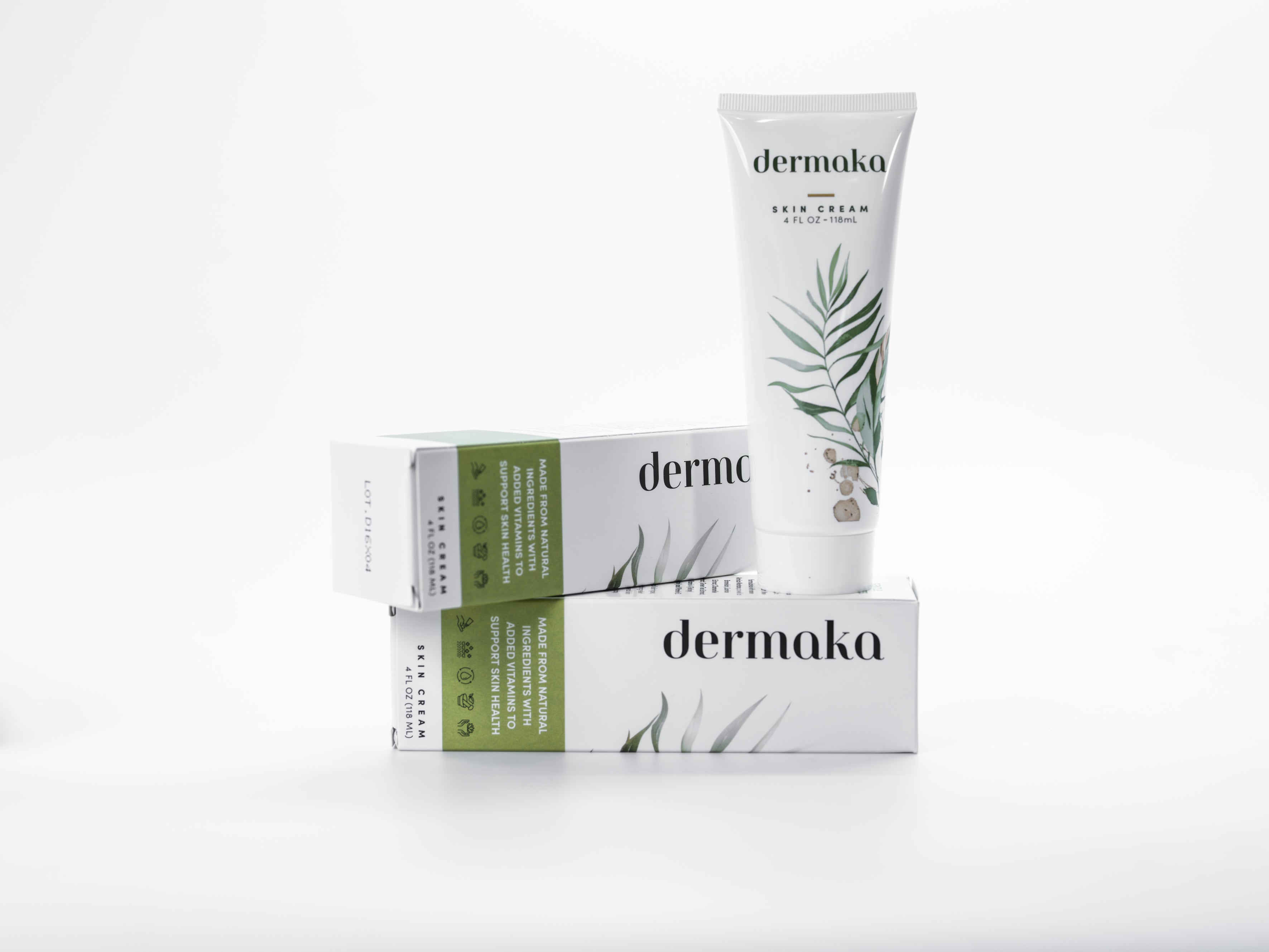 Dermaka Cream 2-Pack (4oz Tubes)